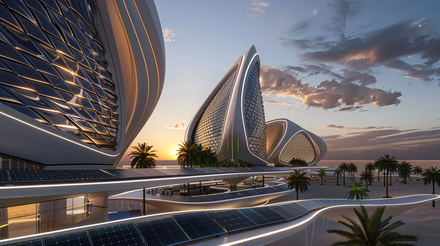 مبنى حديث مستوحى من رؤية السعودية 2030